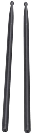 5a Drumsticks aus Aluminiumlegierung, Schwarz, für Schlagzeug | 1 Paar, Universalmodell für Einsteiger, Geeignet für Kinder und Lernende, Tragbar