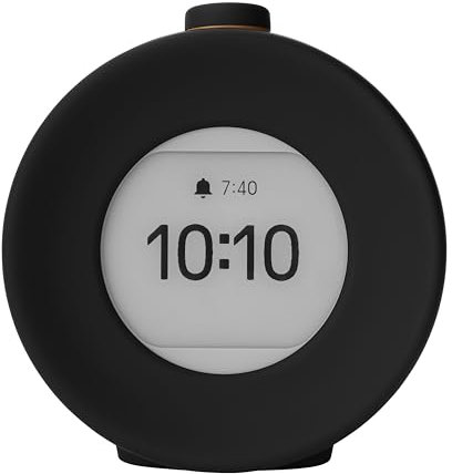 mudita Sunrise Alarm Clock E Ink Screen – „Harmony 2” Wecker Digital mit Bildschirm ohne Lichtemission, 17 Melodien, Entspannung klingt Manager - Minimalistisches Design, Lange Akkulaufzeit - Schwarz