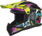 LS2, Motorrad-Crosshelm FAST II GORILLA Purple H-V Yellow, XXL