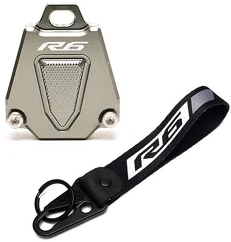 Motorrad-Schlüsselabdeckung Für YA-MAHA R6 R3 R1 R7 YZFR6 YZF-R3 YZF-R1 YZF-R7 YZF R6 Motorrad CNC Schlüsselhülle Abdeckung & Schlüsselanhänger Schlüsselanhänger Zubehör Schlüsselanhänger ( Farbe : JJ