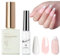 Gel Nail Polish Set - White, Nude, Pink Jelly Gel Polish for French Manicure - UV/LED Soak Off, DIY French Tips