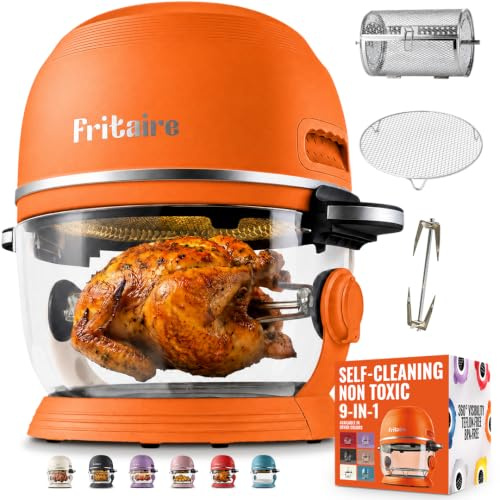 Fritaire Non Toxic Air Fryer™, 4.7 Litre, Orange