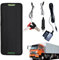 Upgraded 7.5W-Solar-Battery-Trickle-Charger-Maintainer-12V Portable Waterproof Solar Panel Trickle Charging Kit for Car, Automotive, Motorcycle, Boat, Marine, RV, Trailer, Powersports, Snowmobile, etc