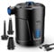 Air Pump SUPPOU Elektrische Luftpumpe, 6 In 1 Tragbar Luftpumpe Elektrisch Wiederaufladbare 6000mAh Akku Luftpumpe, Elektrische Luftpumpe für Luftmatratze Planschbecken Pool
