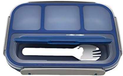 Lunch Box Bento Box Lunch Box for Adults 4 Compartment Bento Lunch Box Dishwasher Freezer