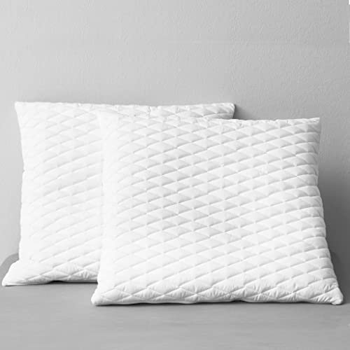 Homgoday Kissen 2 Stück 70 x 60 x 14 cm aus Memory-Schaum, Gartenmöbel, Sitzkissen, Kissen für Gartenliege, Sofakissen, Gartenbankkissen