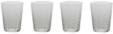 Zafferano Vasos Venziano Mixology para cócteles, bebidas largas, licores, Copas de diseño veneciano, cristal transparente