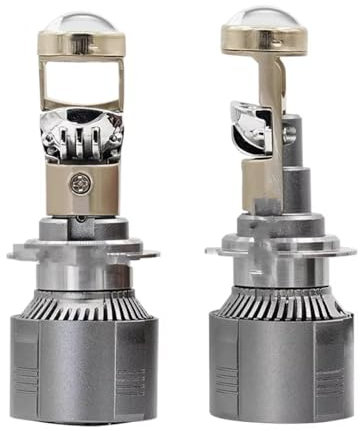 Avfpra Juego De Faros Delanteros 2 piezas bombillas de faro delantero de coche H7 lámpara LED H7/H11/9005/9006 lámpara de lente de proyector Led para Auto 12v 24V LHD 20000LM Faro Delantero(H9)