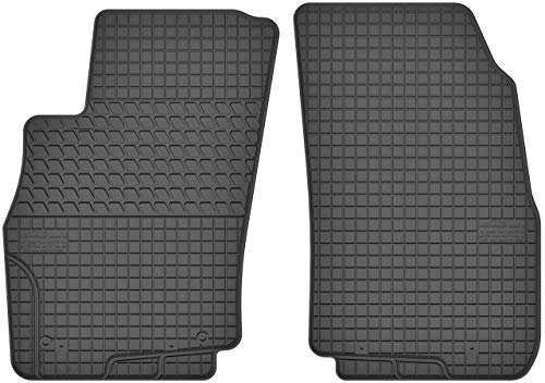 Maßgefertigte Auto Gummimatten, kompatibel mit FIAT Punto 12’ von 2012 bis 2018-2 teilige Gummifußmatten Set, Geruchlos & Abriebfest, Hochwertige Fußmatte Auto Accessoires