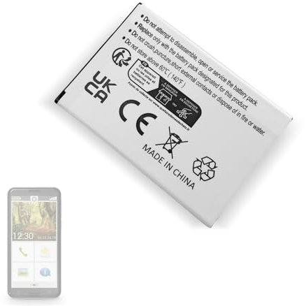 ErsatzAkku für Emporia SMART 3 Mobilephone, Ersatz für Emporia AK-S3 Akku (Nicht für Smart.3 Mini) Lithium-Ionen-Akku