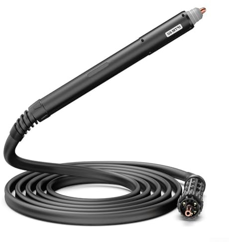 PTM-60 Plasmaschneidbrenner für IPTM60 PT-60 CNC-Maschine, 60 A Nicht-HF-Pilotzündung mit 6 m gepanzertem Kabel, kompatibel für Everlast PowerPlasma 50s/60s, Langlebigkeit FORCECUT 42i/62i