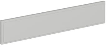 Vicco Küchenfront R-Line, Weiß Landhaus, 59.6 x 11.2 cm | Möbelfront für den Herdumbauschrank, passend für R-Line Küchenschränke zur einfachen Montage