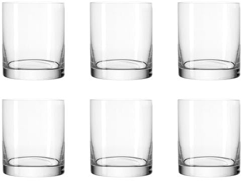 Leonardo 039614 Easy+ Set 6 Becher Maxi, Glas, klar, 7.9 x 7.9 x 8.80 cm, 6 Einheiten