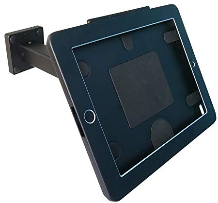 System-S - Soporte de Pared para iPad Air 1-2 iPad 5-6 iPad Pro 9 de 7 Pulgadas, Color Negro