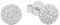 Amor Ohrstecker 925 Sterling Silber Damen Ohrschmuck, mit Zirkonia synth., 0,6 cm, Silber, Kommt in Schmuck Geschenk Box, 2026198