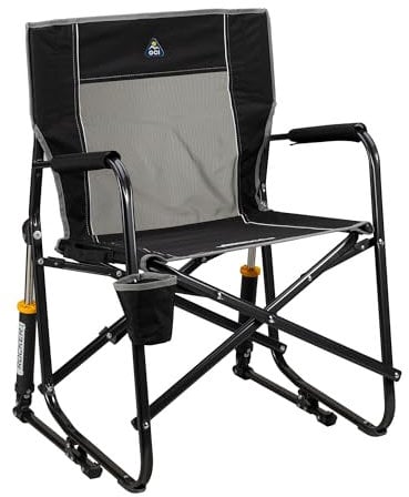 GCI Outdoor Freestyle Rocker Outdoor Schaukelstuhl mit Getränkehalter