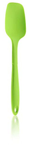 Kochblume Geizhals Set, Restelöffel, Flexlöffel S | Premium Premium-Silikon & BPA freimit Edelstahlkern | In der bunten Box (Limette, Flexlöffel einzeln)