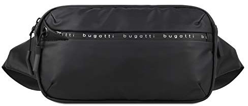bugatti Blanc Bauchtasche - Hüfttasche für Reise, Alltag und Sport - Waist-Bag, schwarz