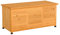 Outsunny Gartenbox, Kissenbox, Aufbewahrungsbox, Aufbewahrungsbox, Gartentruhe, wetterbeständig, Massivholz, 127 x 56 x 60 cm Gelb