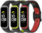 SenMore 3 Stücke Ersatzarmband für Samsung Galaxy Fit 2 Silikon Mehrfarbiges Armband Fitness Tracker Zubehör Ersatzarmband Kompatibel mit Samsung Galaxy Fit2