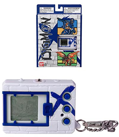 Digimon Digivice 20 Aniversario X - Color Blanco y Azul