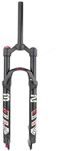 LYYCX MTB Bike Suspension Forks 26 27.5 29 Inch,Travel 120mmUltralight Magnesium Alloy 1-1/8”Straight Tube Rebound Adjust Bicycle Remote Control Fork QR 9x100mm Black