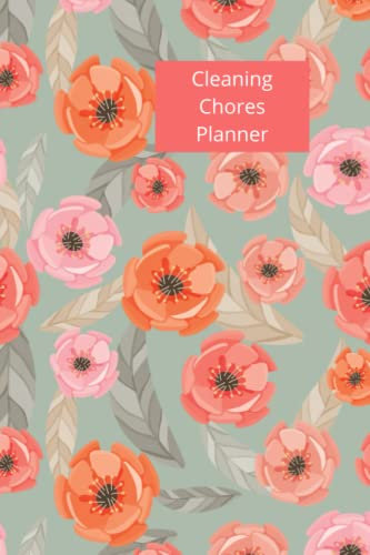 Cleaning chores planner: Planner for daily & weekly household jobs & chores.. Record what is to be done and tick off when done. Tracker for all ages too keep organised at home.