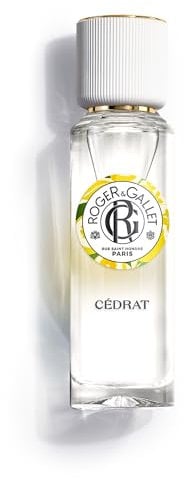 Roger&Gallet - Eau Parfumée Bienfaisante Cédrat 30ml - Cédrat Cardamone Bois de Gaïac - 92% d'ingrédients d'origine naturelle