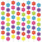 12 Packungen Blumen-Girlande aus Papier, Dekorationen, Frühlings-Hippie-Blume, Papierausschnitte, 60er-Jahre-Hippie-Party-Banner, grooviger hängender Wirbel, Frieden und Liebe, für Geburtstagsparty,