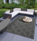 Teppich Indoor & Outdoor Teppich Capri mediteranes Florentiner Design, rechteckig, Höhe: 5 mm, Kurzflor Balkon Terrasse Küchenteppich Wohnzimmer anthrazit 160x230 cm