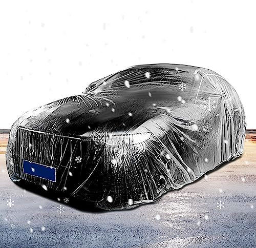 Vollgarage Auto Abdeckung Transparent Auto Kleidung Allwetter Autoabdeckung Auto Regendichte Abdeckung Indoor & Outdoor Car Guard Staubdicht Vollaußenabdeckungen für Alle Marken von Limousinen Autos