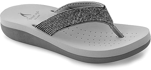 SPICE UP Damen Capri Flache Sandale, 31019 Prata, 40 EU