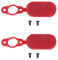 LT Easiyl Lot de 2 protections de port de charge en silicone étanches et anti-poussière compatibles avec Xiaomi 1S Essential Pro/Pro2 scooter électrique Rouge
