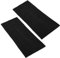 2 Stück Elastisches Stirnband Dünn Damen Schwarz 7 cm Breit Haarband Damen Weicher Stoff Stirnbänder für Laufen Sport Yoga Headbands Damen