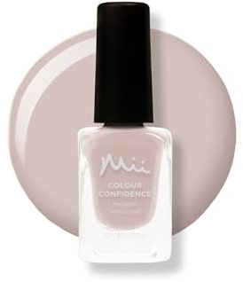 Mii Colour Confidence Quick Dry & Long Lasting Nail Polish - Fast Drying, Strengthening Formula with Nourishing Ingredients | 14ml | Birthday Suit, Light Nude