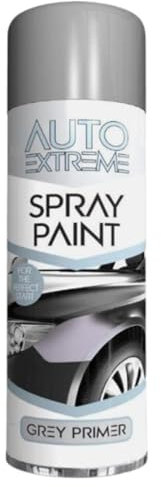 SDMAX All Purpose Gray Primer Spray Paint, Suitable for Wood, Metal, Plastic, and, Glass Surface, Fast Drying, Easy Application, Interior and Exterior Usage, 250ML (1 Pcs)