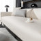 ZCXRYFL Sofabezug FüR L/U-Form Ecksofa 1 2 3 4 Sitzer-rutschfest-Sofa üBerwurf Decke Wasserdichter Couch üBerzug FüR Leder/Holz/Stoff Sofa Cat Kratzfeste Sofa Decken, Kunstleder(90X210cm,White)
