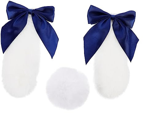 Gatuida 1paar Plüsch Bunny Ohren Für Sicherheitshelm Abnehmbare Motorradhelm-Dekoration Süße Kaninchenohren Für Damen Beim Radfahren Und Skifahren Installieren Langlebig Und Praktisch