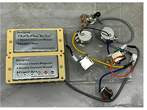 Humbucker Classic Alnico Set Push/Pull Chrom Creme Zubehör