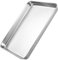 LIGUOYI Bandejas para Galletas Y Repostería, Bandeja De Acero Inoxidable Bandeja para Hornear Antiadherente, Rectangular Bandeja para Servir De Cocina para Cocinar, Hornear, Asar(60x40x3cm)