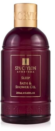 Spa Ceylon Bath & Shower Gel | Hydrating Herbal Bath Wash with Essential Oils | Organic | Vegetarian & Cruelty-Free | 250ml (Lavender)
