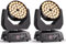 2PCS 36X10W Cabeza Movil LED DMX512 Zoom Beam Wash Efecto Luces RGBW 4 en 1 Iluminación de escenario para Navidad Fiestas DJ profesional Conciertosventos