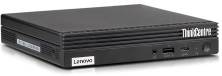 Lenovo ThinkCentre M70q Tiny (11DU) Intel Core i5 10400T 256GB SSD Festplatte 16GB Speicher Windows 11 Pro Desktop Computer Mini PC (Generalüberholt)