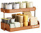 Estantería para cafetera, soporte para tazas, soporte para tazas de té, estante de 2 niveles, estante para tazas de café, estante para tazas de café, soporte para tazas, organizador de barra de café