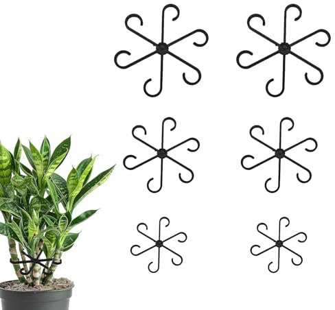 8 Stück Pflanzenstütze Staudenhalter,Pflanzenhalter Staudenhalter,Stützring Stielhalter Aus Kunststoff,Pflanzenstielhalter Pflanzen Stütze Für Zimmerpflanzen, Blumen, Hortensien, Tomaten