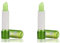 Aloe Vera Lippenpflege, Farbwechselnder Lippenstift, Feuchtigkeitsspendend Und Langanhaltend Lipstick Mit Aloe Vera Für Geschmeidige Lippen In Grünem Kunststoffgehäuse (2PCS)