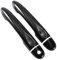 MEXWLOP, for Renault, Clio IV Clio 4 Lutecia 2012-2019 Couvercle de poignée de Porte de Voiture en Fibre de Carbone Brillant 2013 2014 2015 Couvre-poignée de Porte en Fibre de Carbone(Black 1key 0 Bu