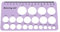Nipple Measurement Tool For Flanges, Flexible Silicone Nipple Sizer For Flanges Flange Sizing Kit with 1.5m Soft Tape For Breast Flange Measuring (Purple)