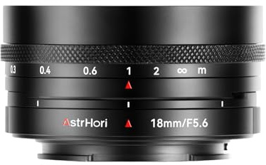 ASTRHORI 18 mm F5.6 APS-C Shift Obiettivo L Mount, ultra grandangolare con rotazione a 360°, obiettivo Pancake, compatibile con fotocamere L Mount