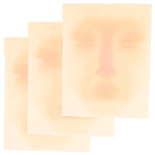HOODANCOS 3d Silikon Übungshaut Zum Tätowieren 3 Stück Wiederverwendbar Realistische Kunsthaut Für Make up Praxis Und Tattoo Training
